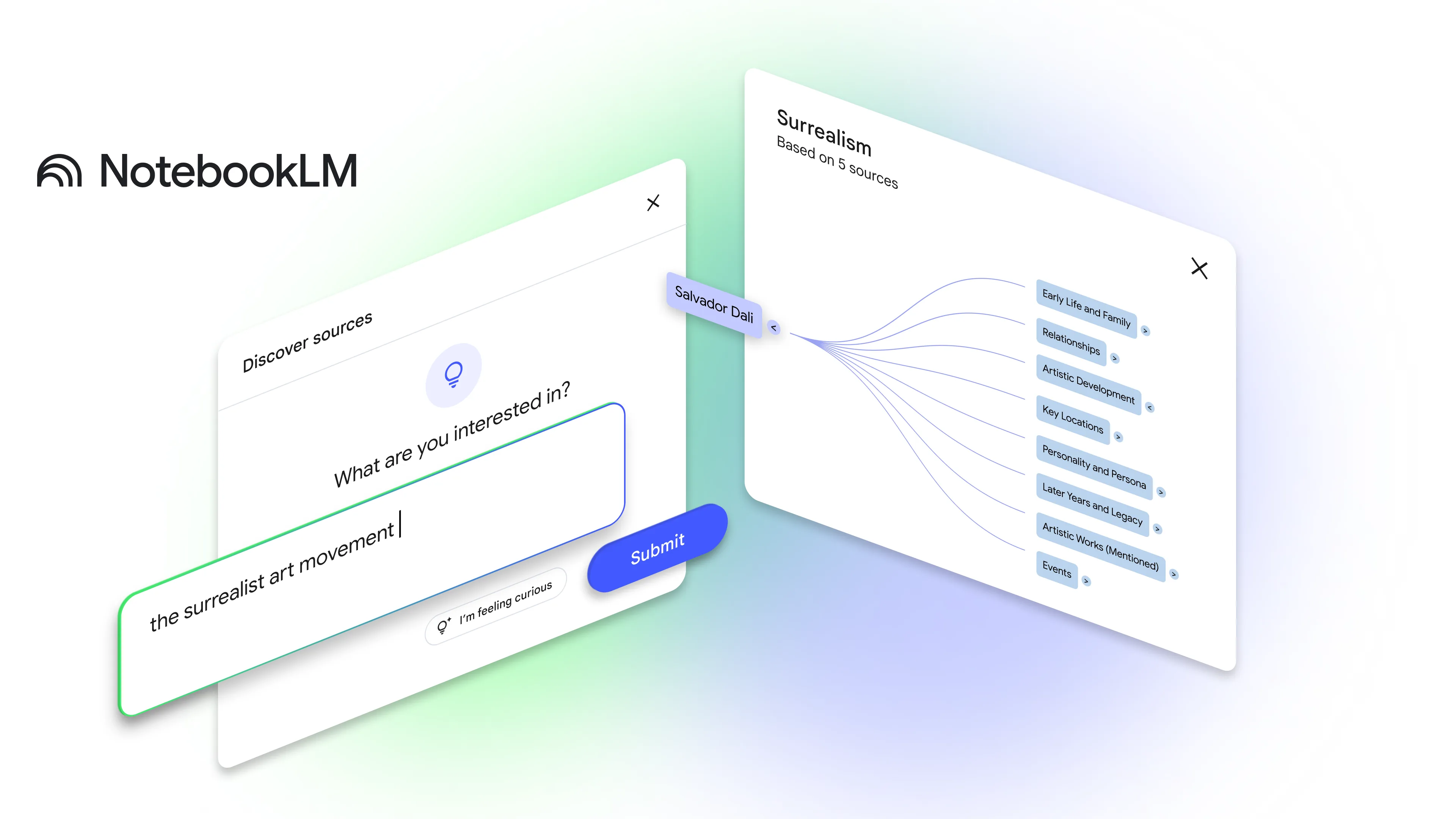 Notebook LM. Google case study visual 2