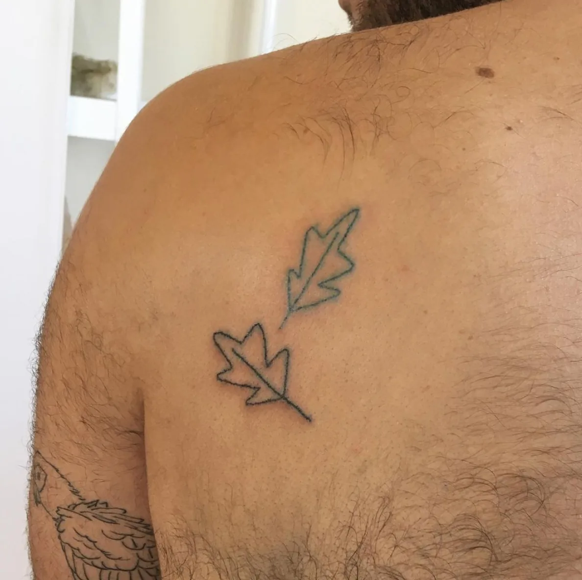 Stick and poke tattoos visual example